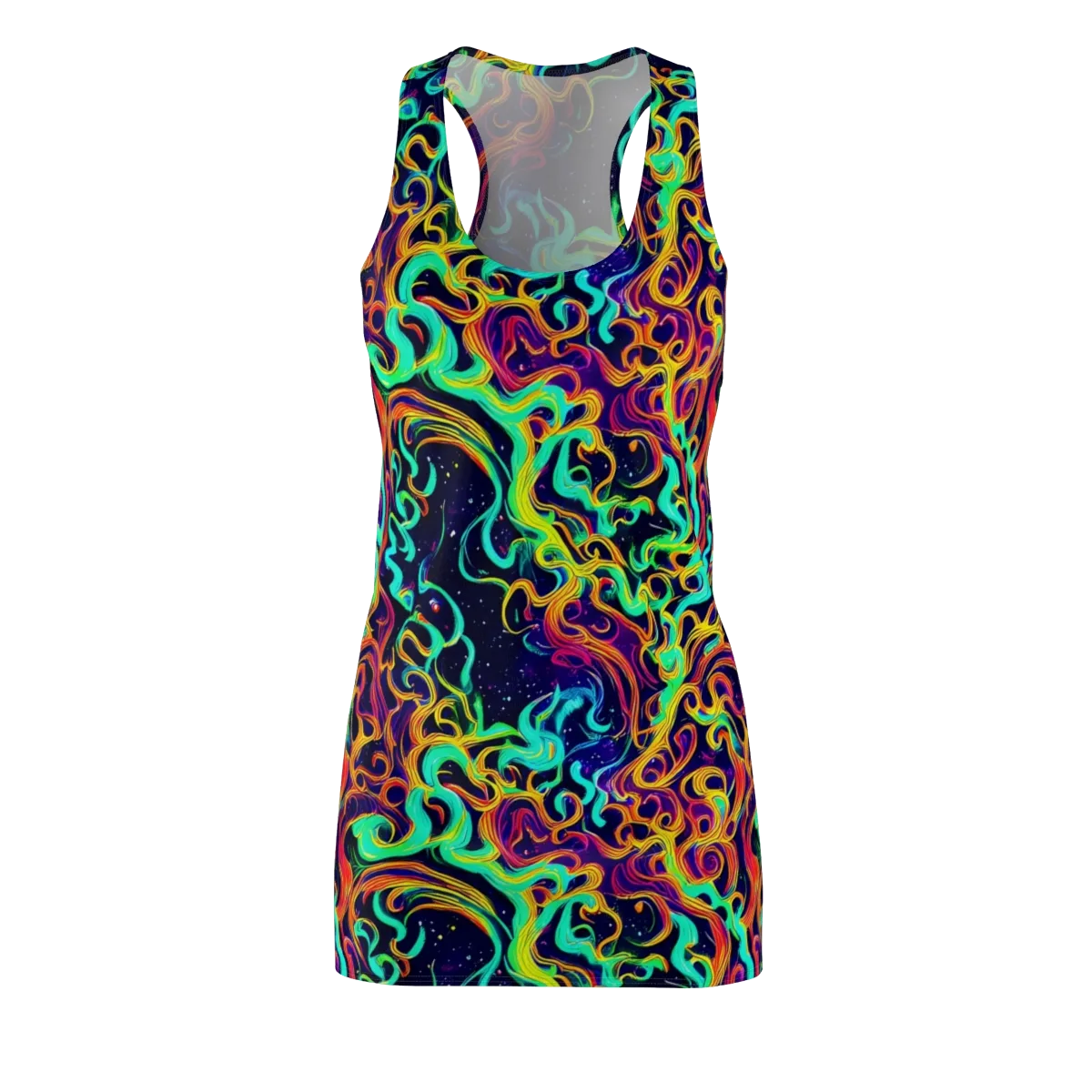 Cheston Swirl on Racerback Dress — Front