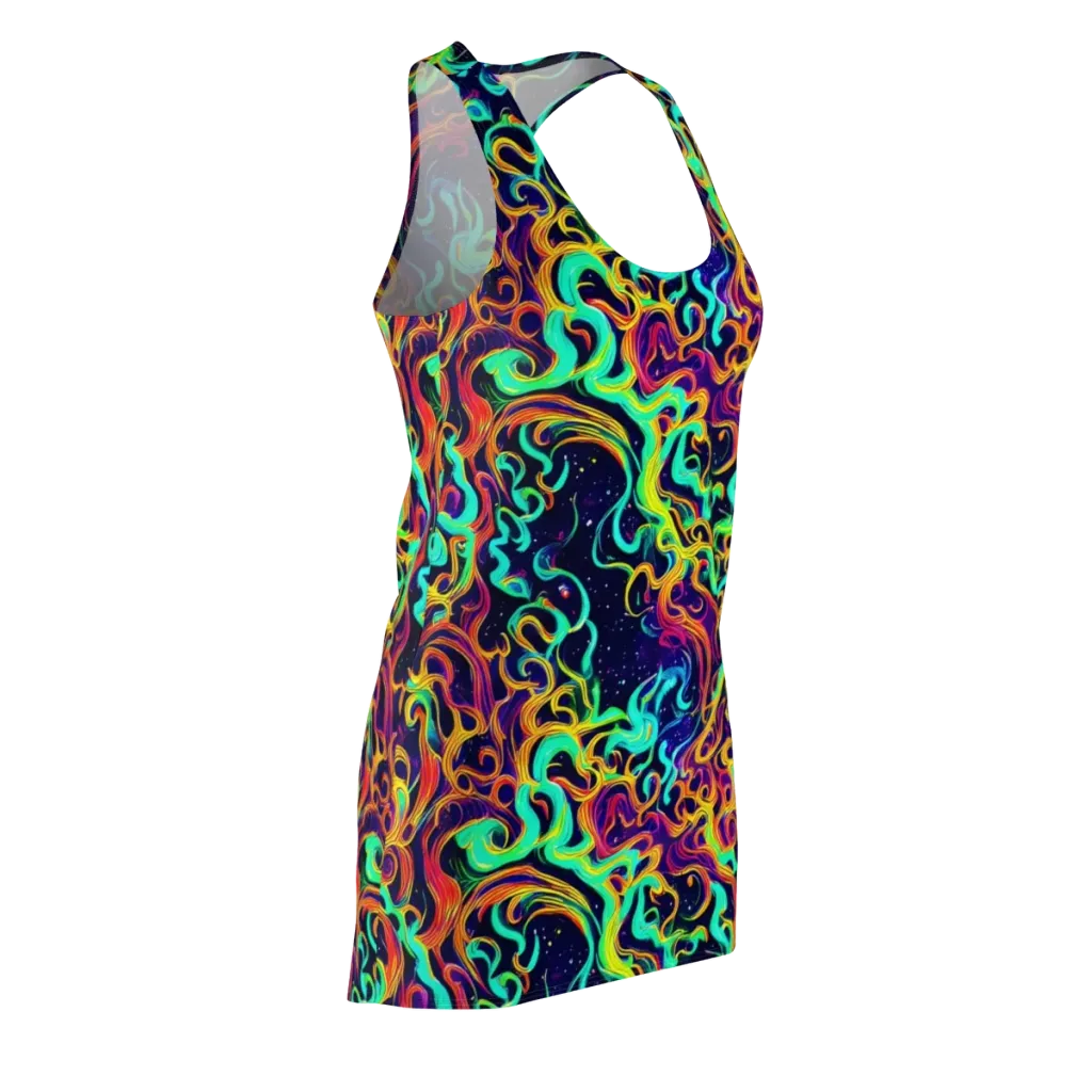 Cheston Swirl on Racerback Dress — Front Side