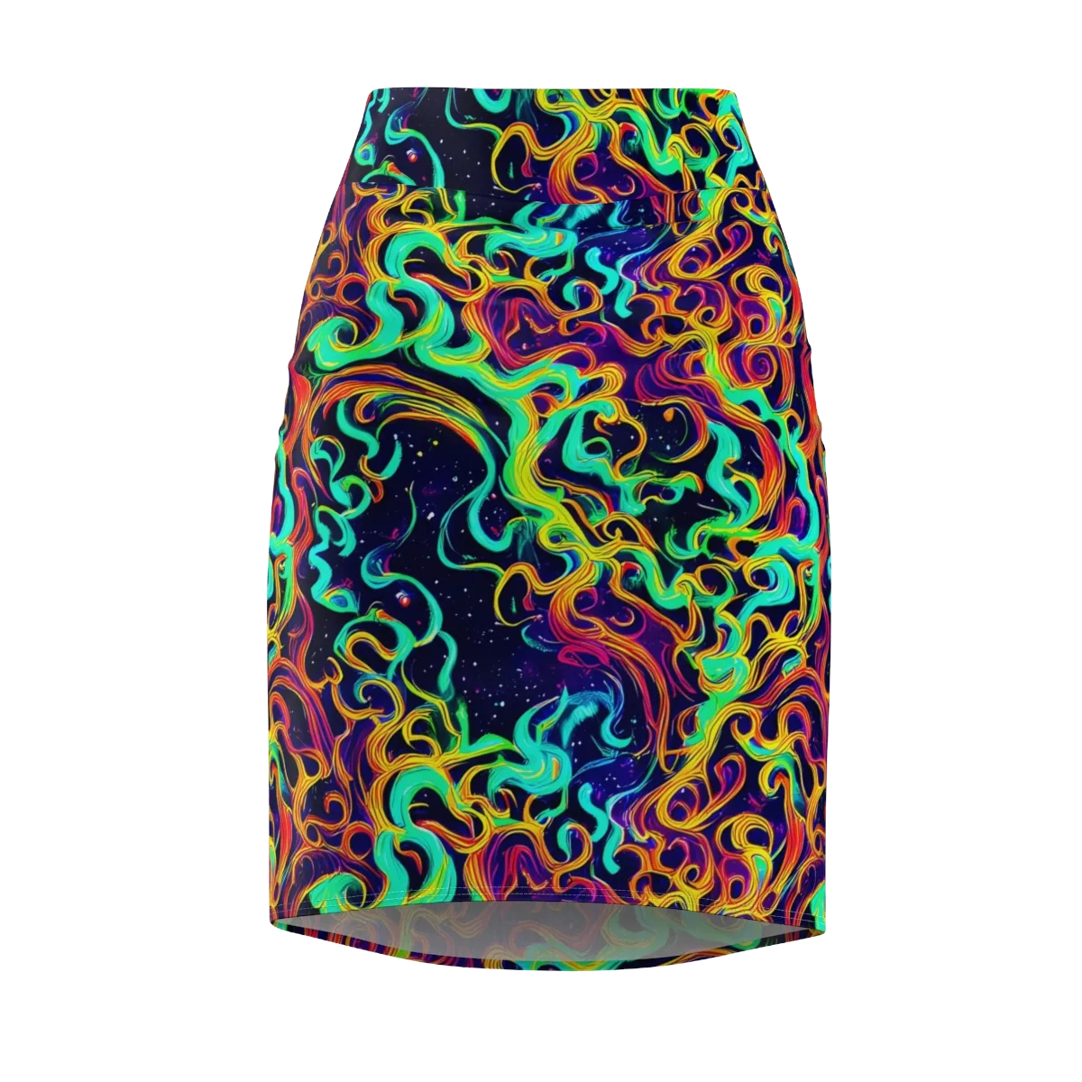 Cheston Swirl on Pencil Skirt — Front
