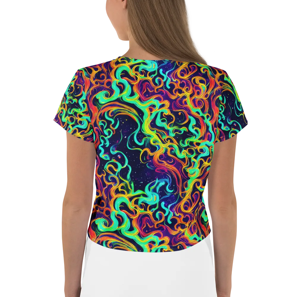 Cheston Swirl on Crop Tee — Back