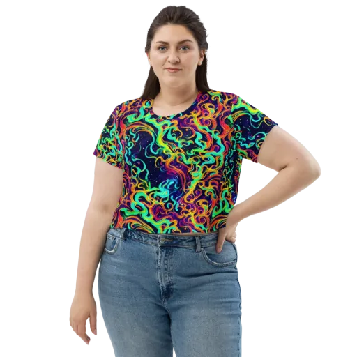 Cheston Swirl on a Crop Tee