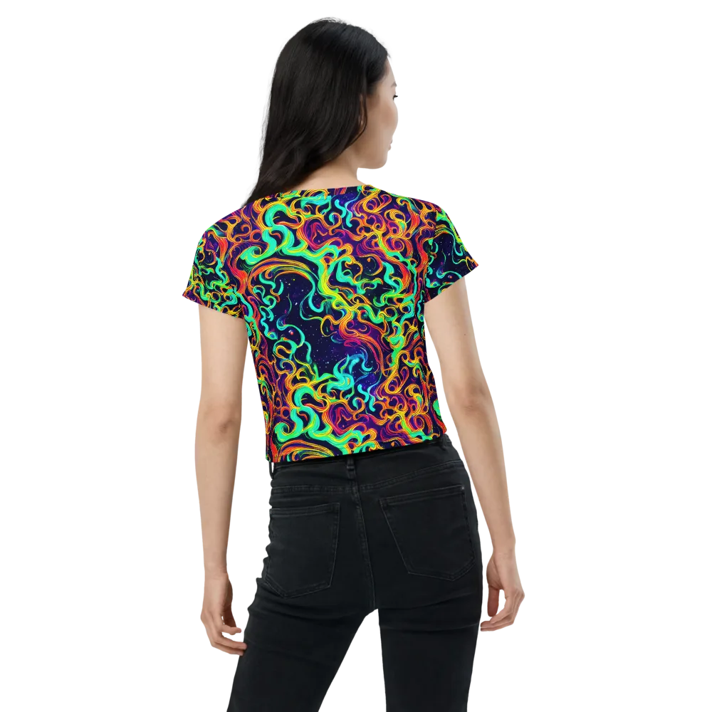 Cheston Swirl on Crop Tee — Back