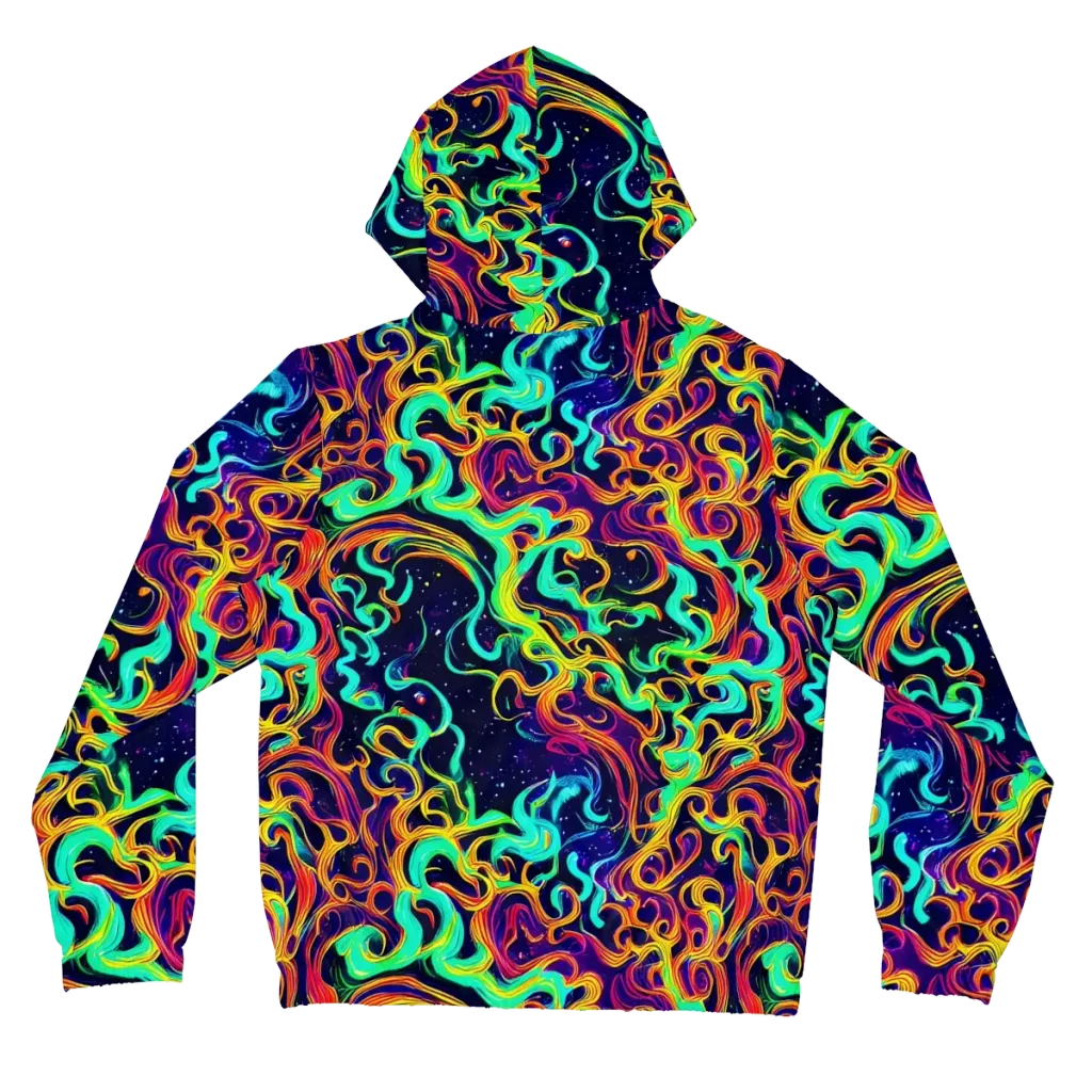 Cheston Swirl on Women's Full-Zip Hoodie — Back
