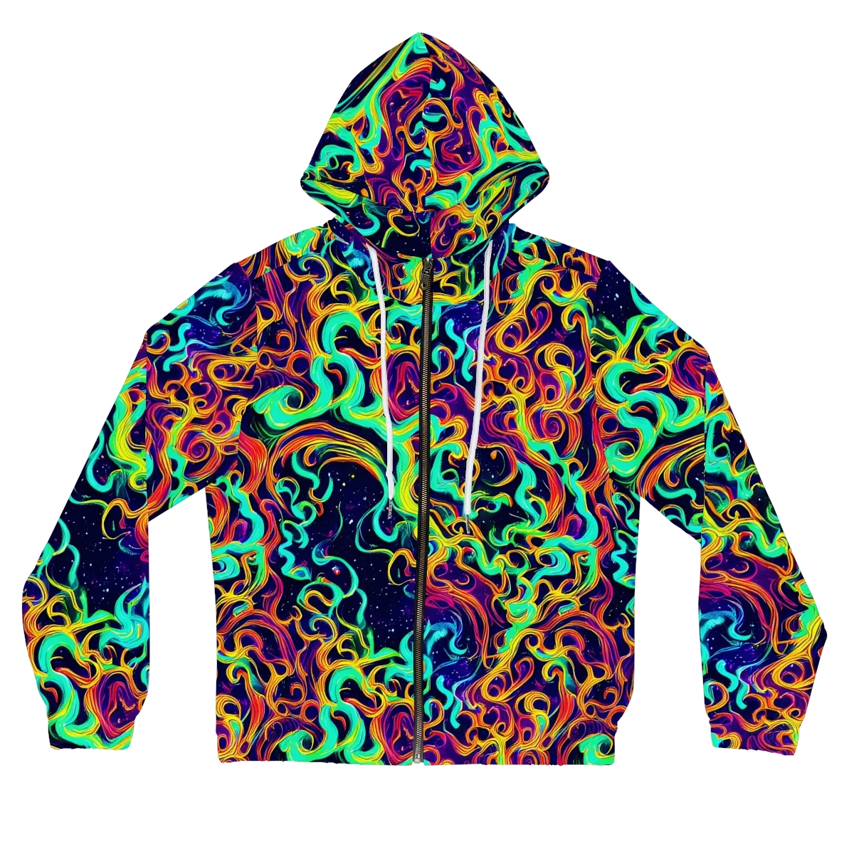 Cheston Swirl on Women's Full-Zip Hoodie — Front