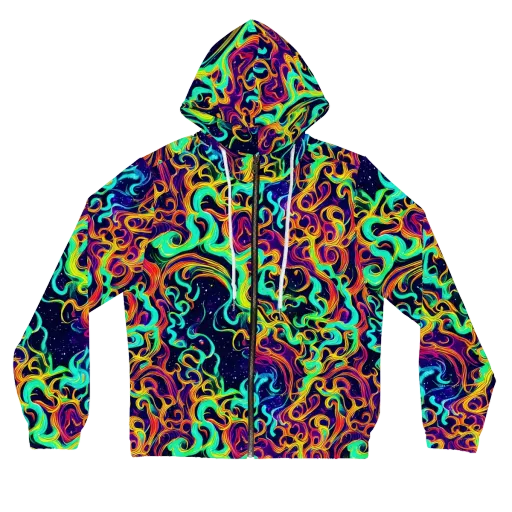 Cheston Swirl on a Women's Full-Zip Hoodie