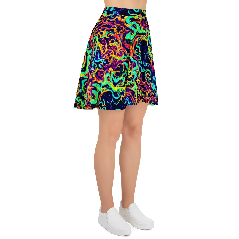 Cheston Swirl on Skater Skirt — Right