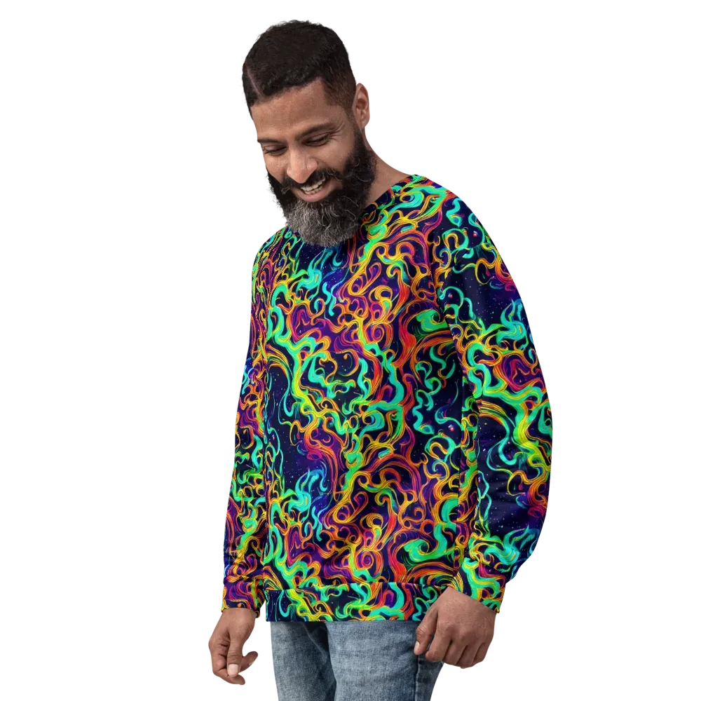 Cheston Swirl on Sweatshirt — Left Front