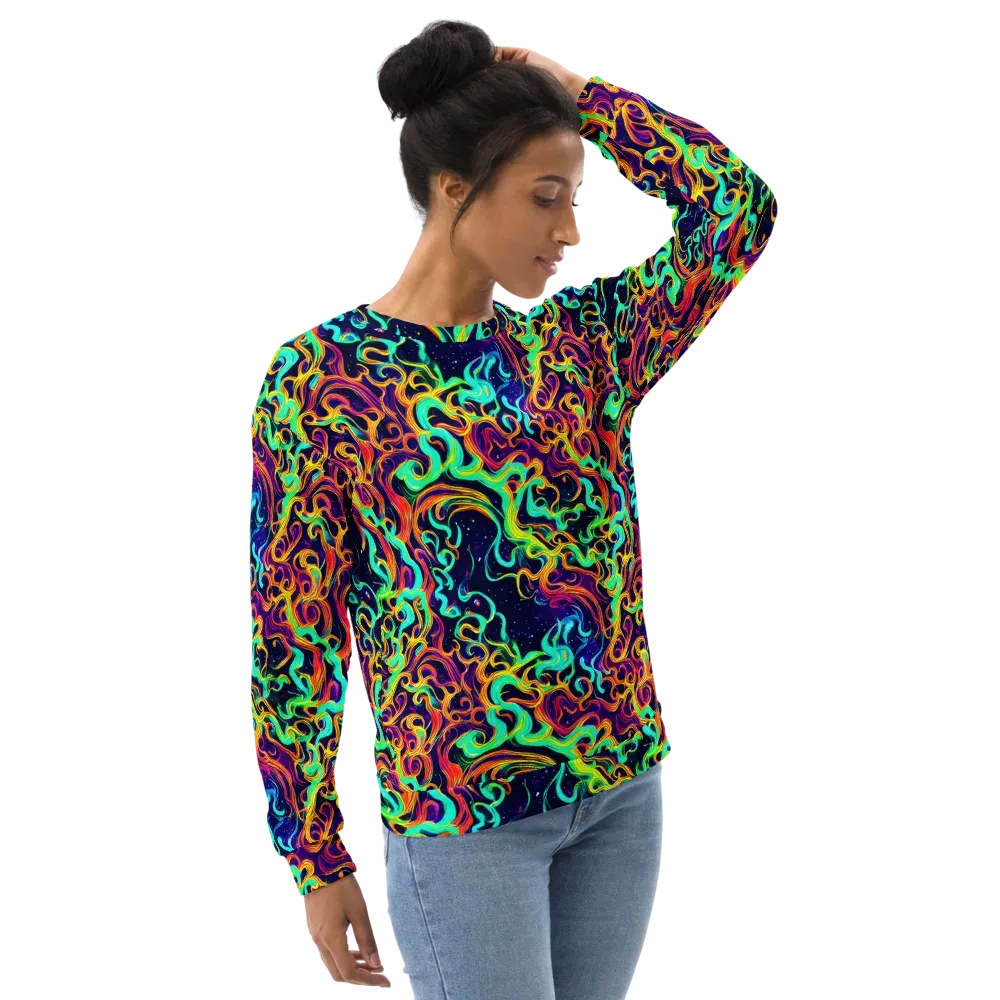 Cheston Swirl on Sweatshirt — Right Front