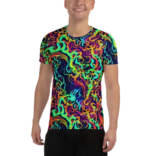 Cheston Swirl on a Men's Athletic T-Shirt
