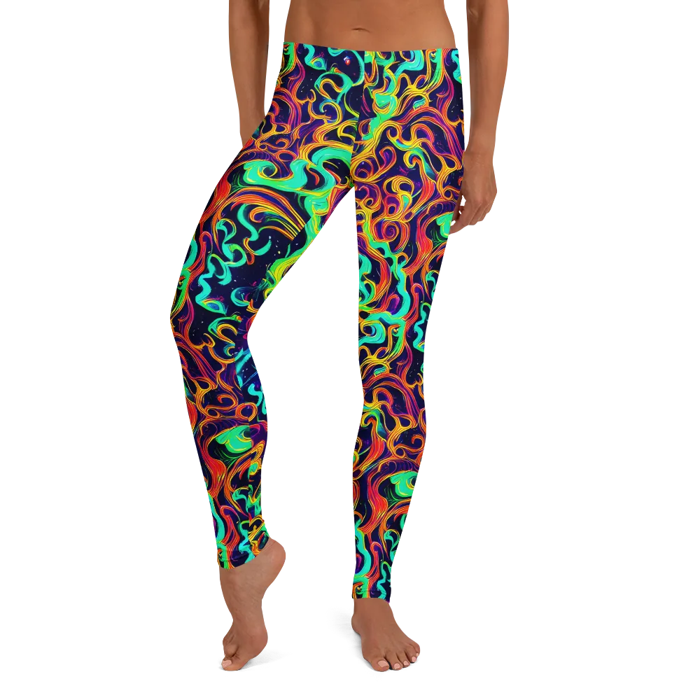 Cheston Swirl on Leggings — Front