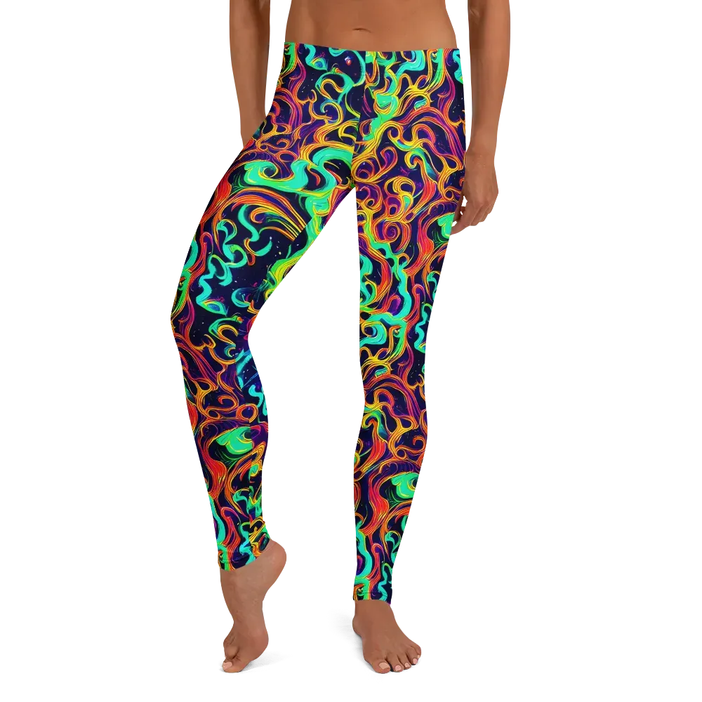 Cheston Swirl on Leggings — Front