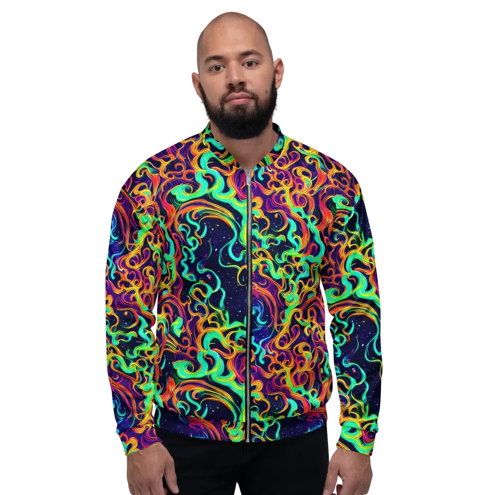 Cheston Swirl on Bomber Jacket — Front