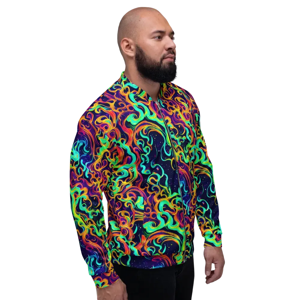 Cheston Swirl on Bomber Jacket — Right