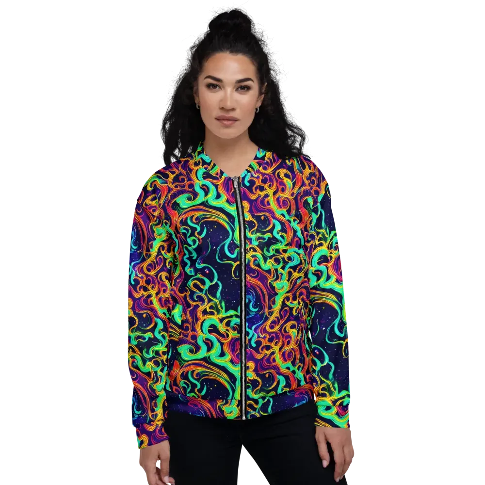 Cheston Swirl on Bomber Jacket — Front