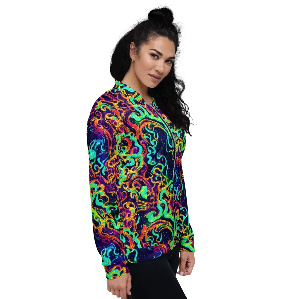 Cheston Swirl on Bomber Jacket — Right