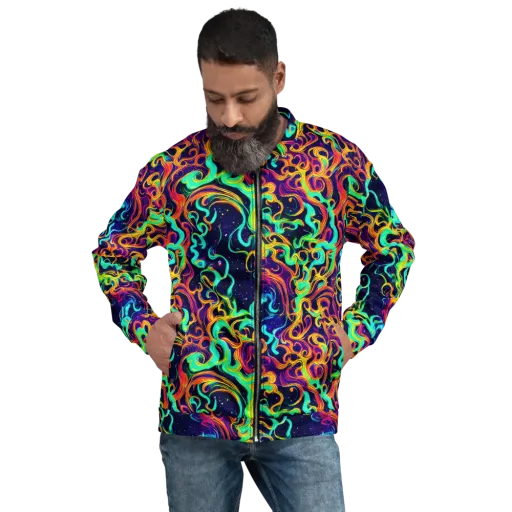 Cheston Swirl on a Bomber Jacket