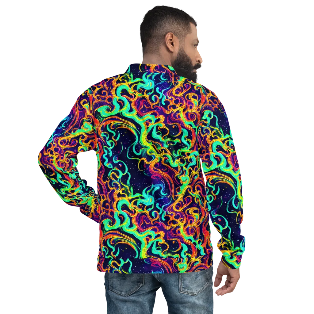 Cheston Swirl on Bomber Jacket — Back