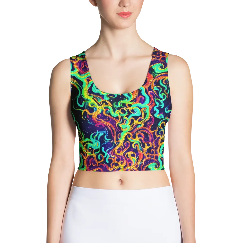 Cheston Swirl on Crop Top — Front
