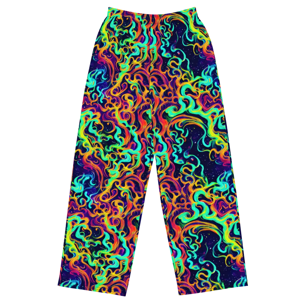 Cheston Swirl on Wide-Leg Pants — Front