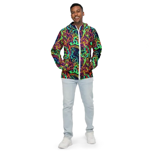 Cheston Swirl on a Men's Windbreaker