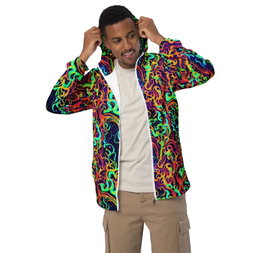 Cheston Swirl on Men's Windbreaker — Front