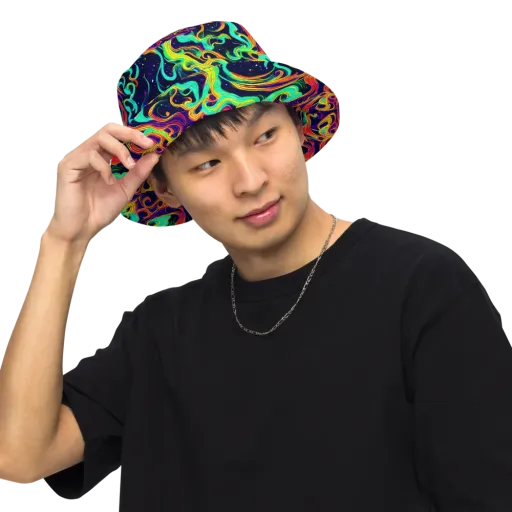 Cheston Swirl on a Reversible Bucket Hat