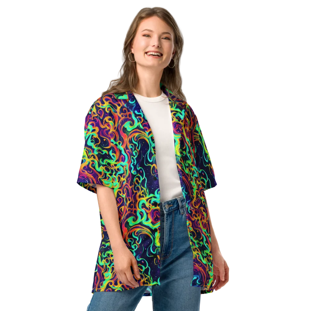 Cheston Swirl on Button Shirt — Front