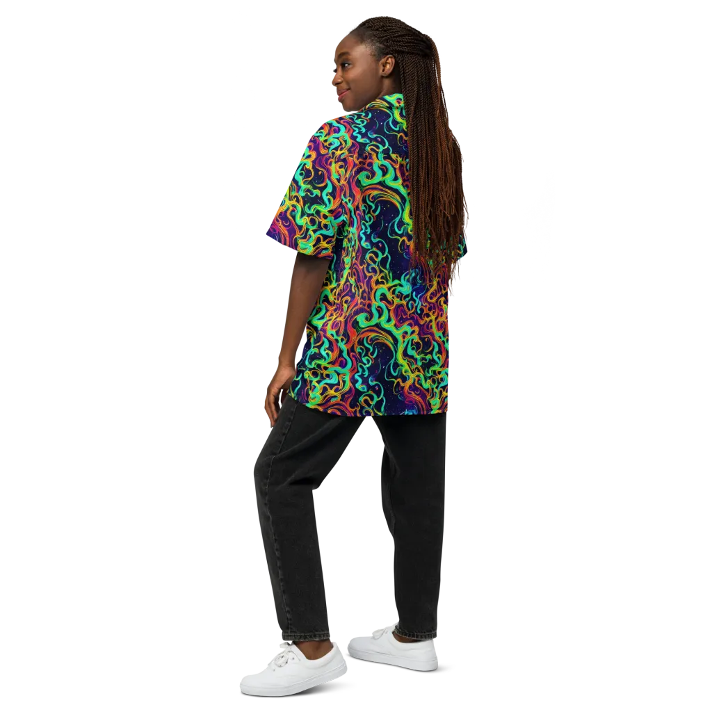 Cheston Swirl on Button Shirt — Back