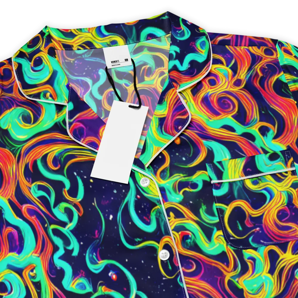 Cheston Swirl on Women's Short Sleeve Pajama Top — Product details