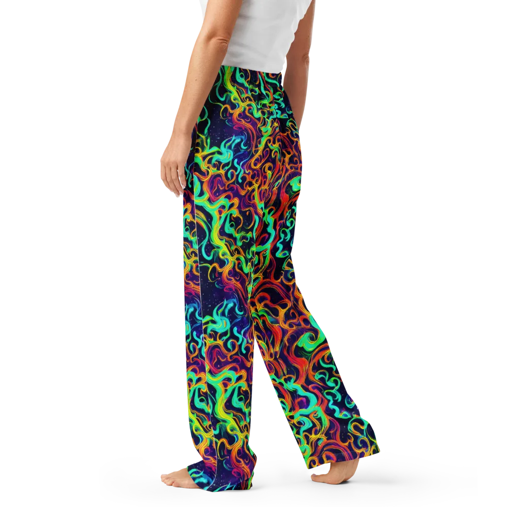 Cheston Swirl on Women's Pajama Pants — Left