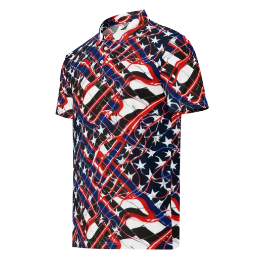 Starboard Velocity on a Men's Slim Fit Polo Shirt