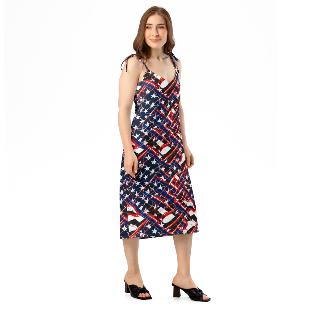 Starboard Velocity on Slip Dress — Right Front