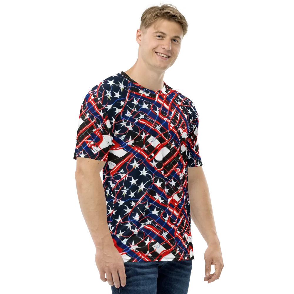 Starboard Velocity on Men's Crew Neck T-Shirt — Right