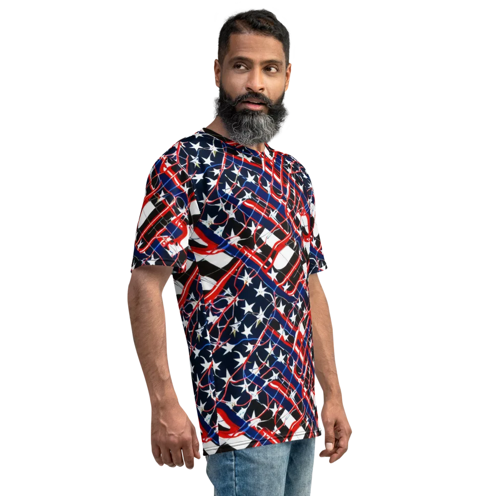 Starboard Velocity on Men's Crew Neck T-Shirt — Right