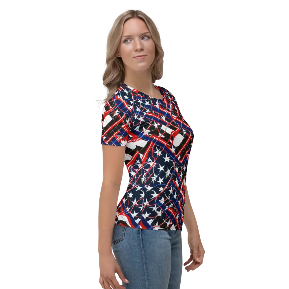 Starboard Velocity on Women's Crew Neck T-Shirt — Right
