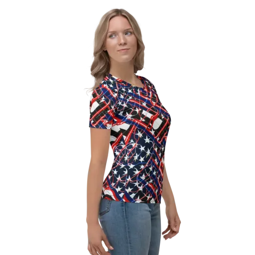 Starboard Velocity on a Women's Crew Neck T-Shirt