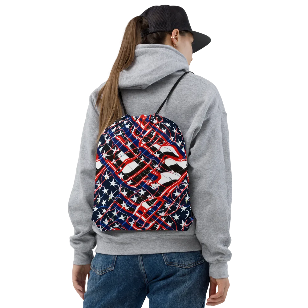 Starboard Velocity on Drawstring Bag — Front