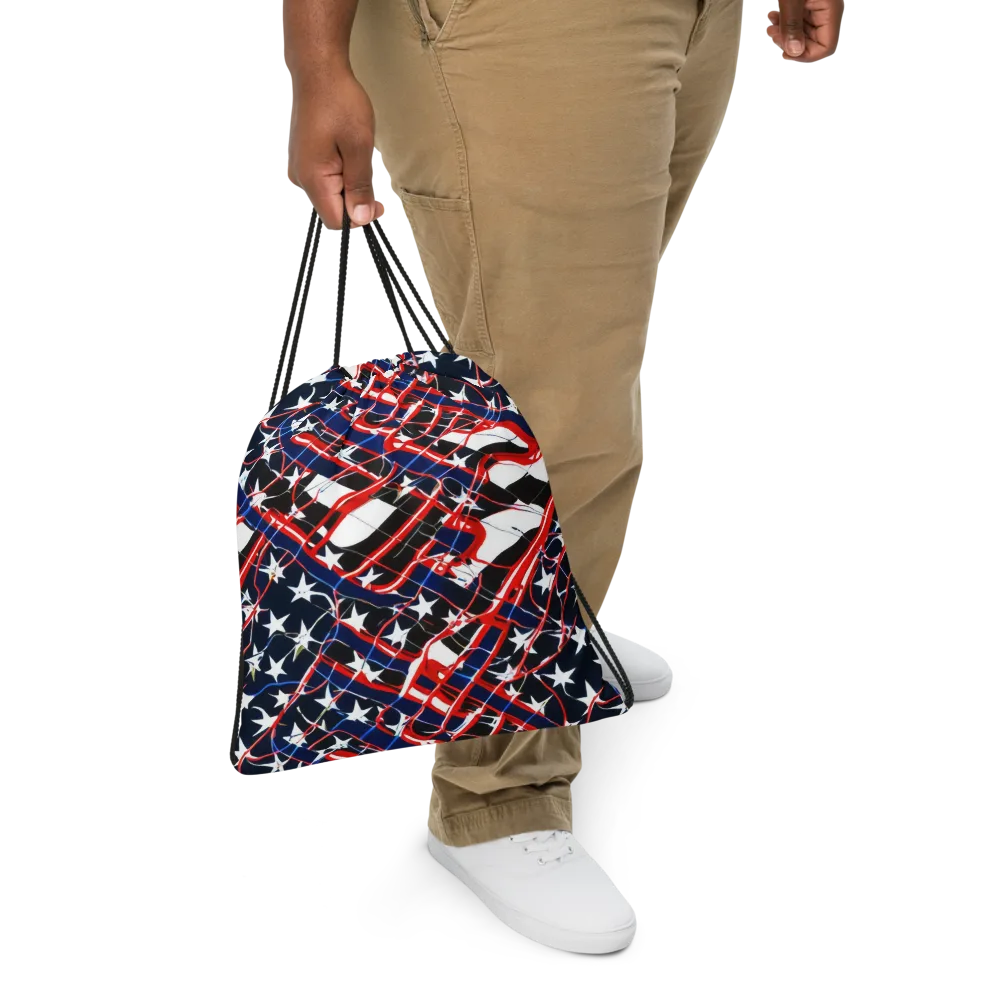 Starboard Velocity on Drawstring Bag — Front
