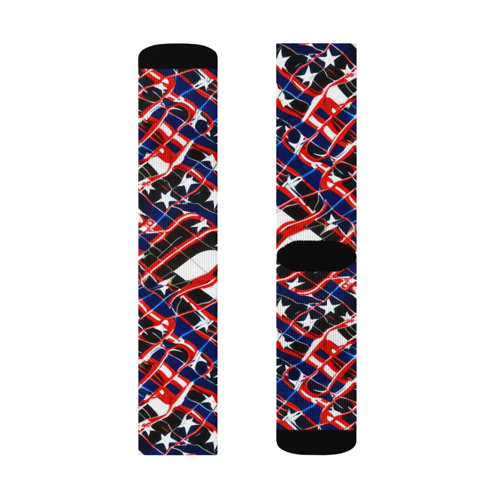 Starboard Velocity on Socks — Left Sock