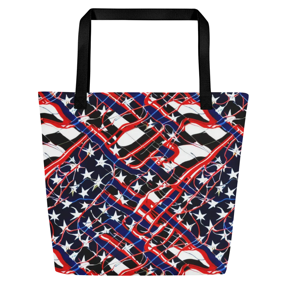 Starboard Velocity on Large Tote Bag W/ Pocket — Front