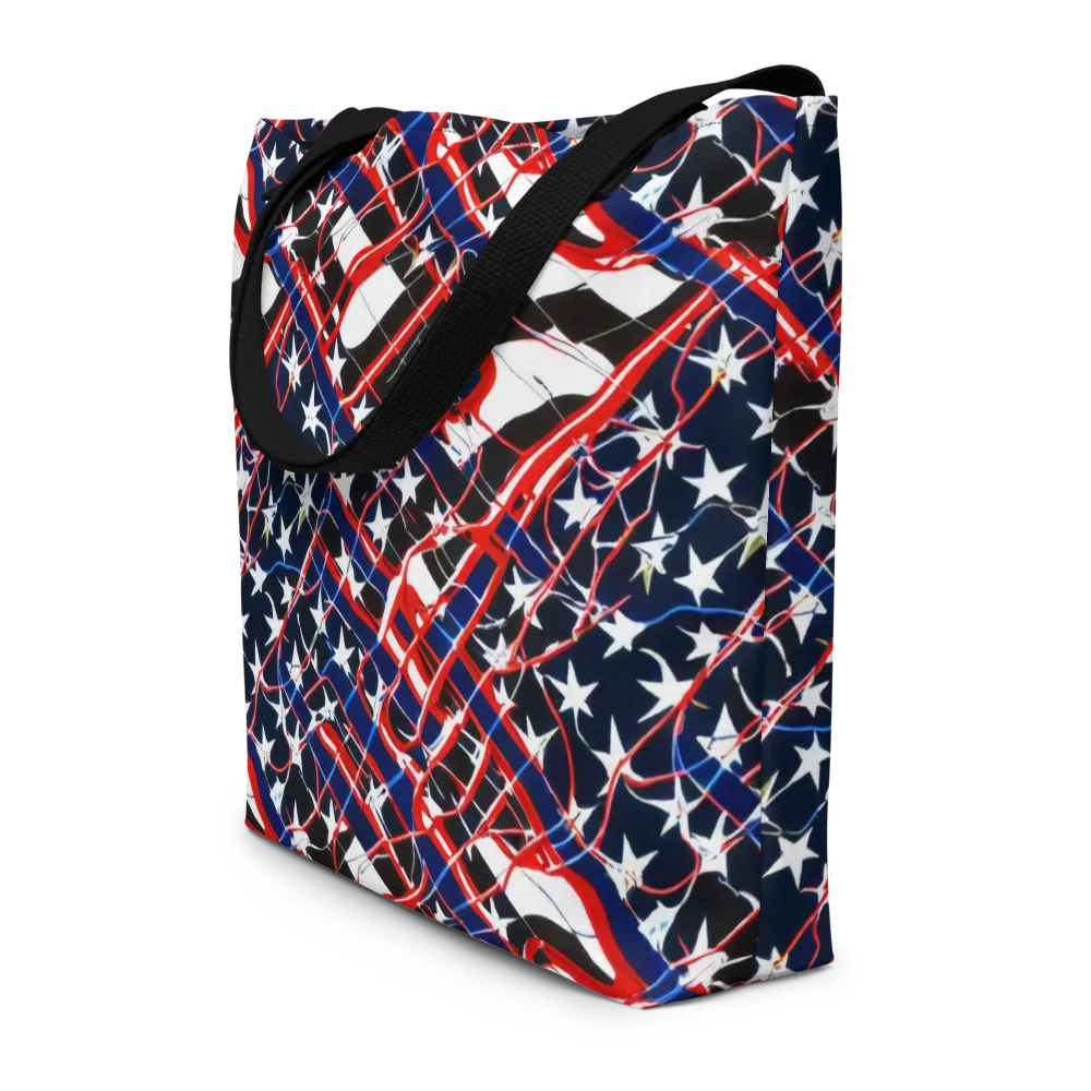 Starboard Velocity on Large Tote Bag W/ Pocket — Front