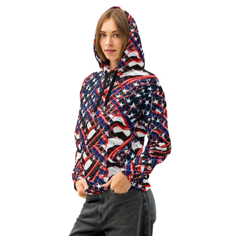 Starboard Velocity on Cotton Hoodie — Left Front