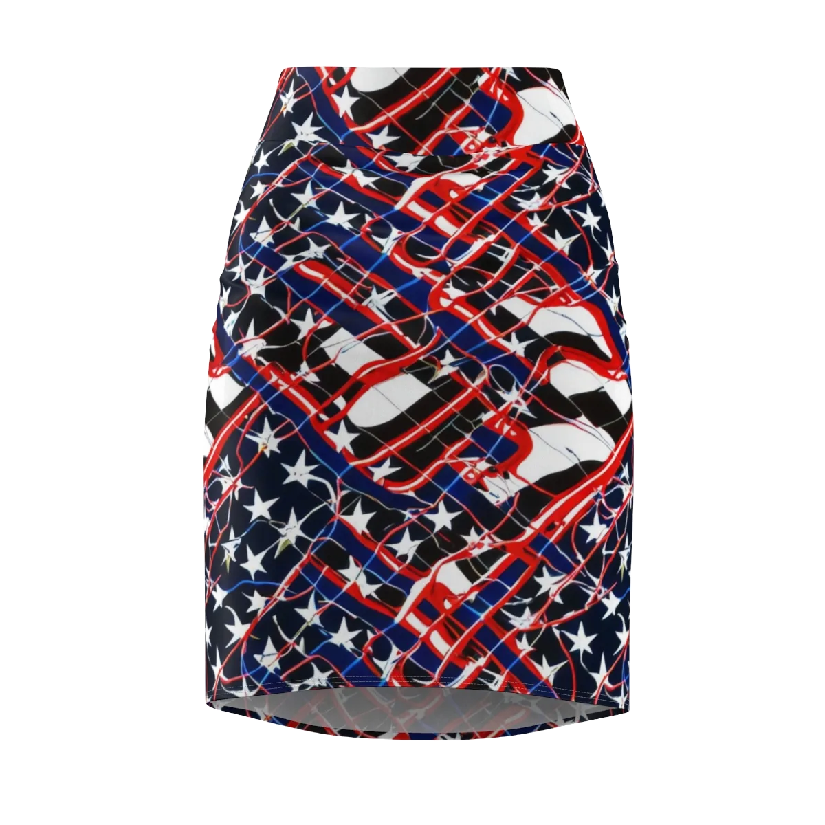 Starboard Velocity on Pencil Skirt — Front