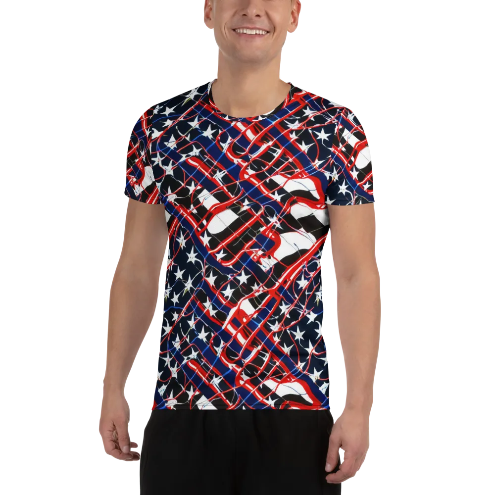 Starboard Velocity on Men's Athletic T-Shirt — Front