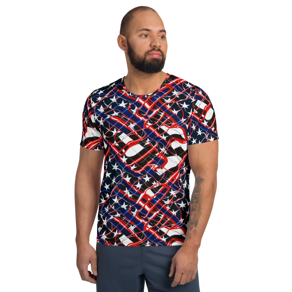 Starboard Velocity on Men's Athletic T-Shirt — Front