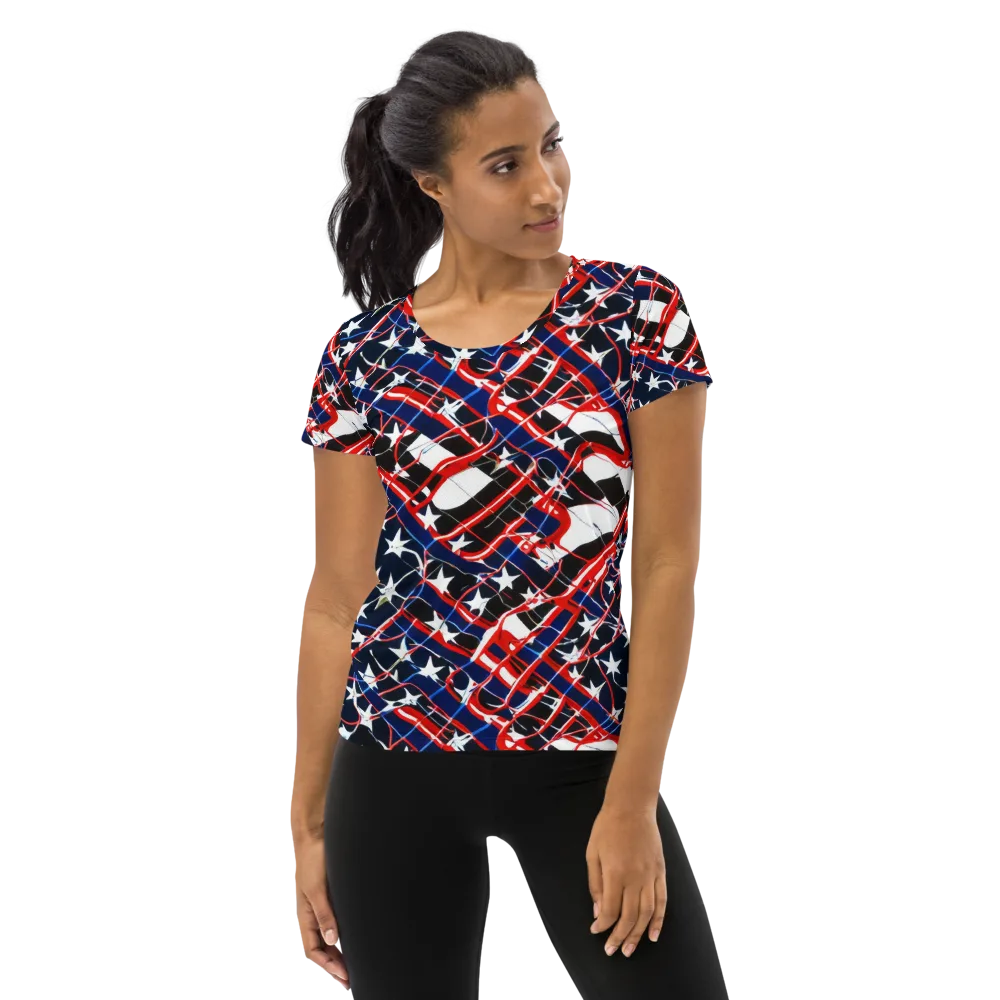 Starboard Velocity on Women's Athletic T-Shirt — Front