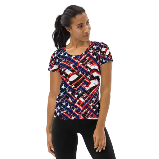 Starboard Velocity on a Women's Athletic T-Shirt