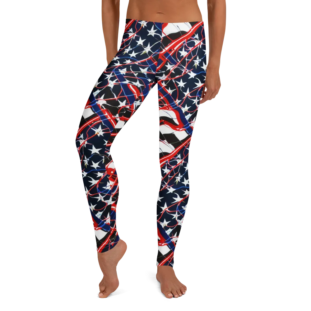 Starboard Velocity on Leggings — Front