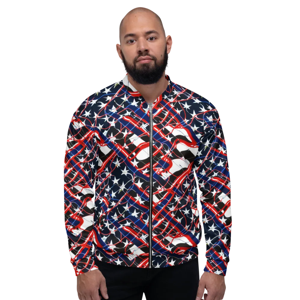 Starboard Velocity on Bomber Jacket — Front