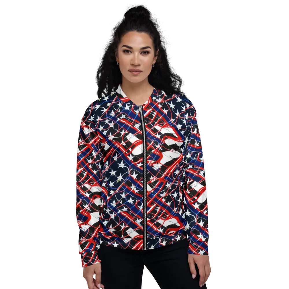 Starboard Velocity on Bomber Jacket — Front